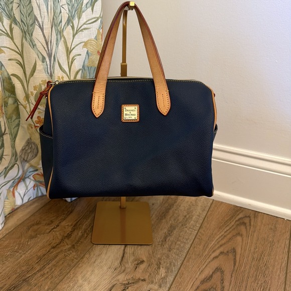 Dooney & Bourke Handbags - Dooney & Bourke Women's Medium Navy Dome Satchel